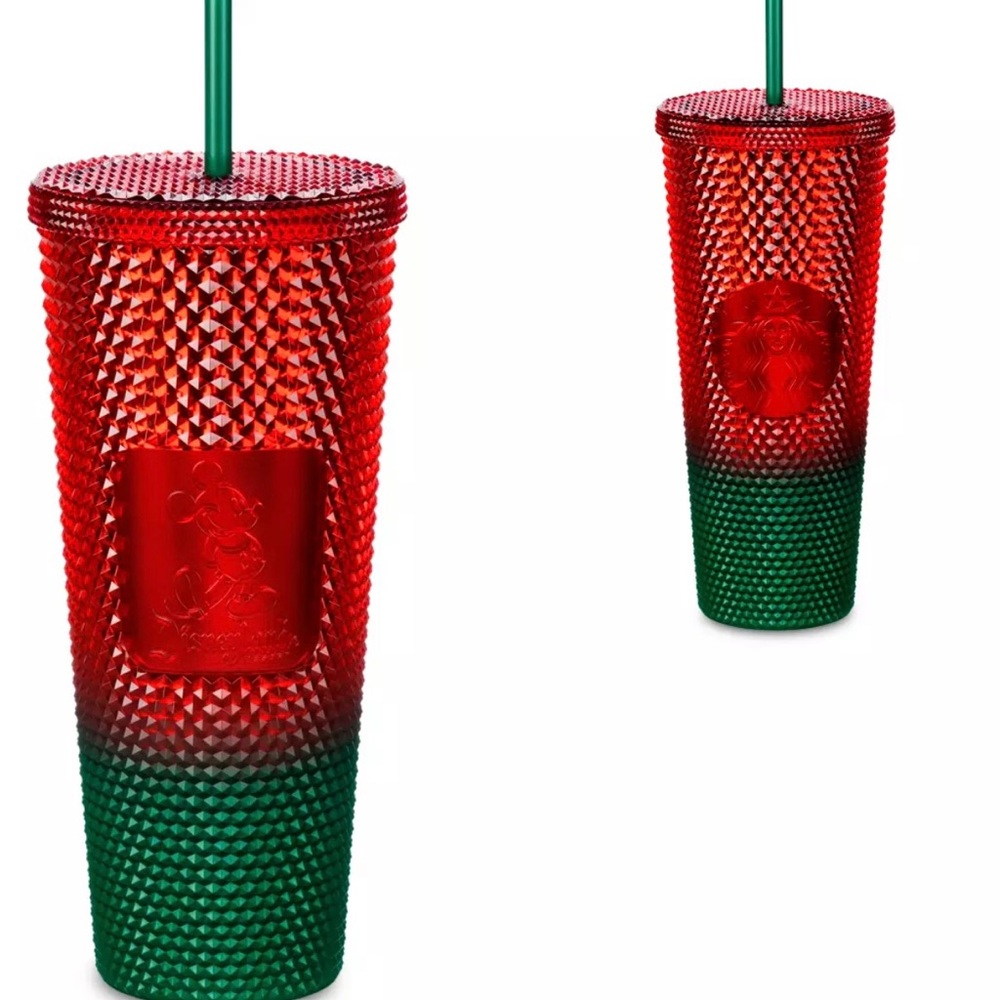 Mickey Mouse Christmas Starbucks Disney Tumbler